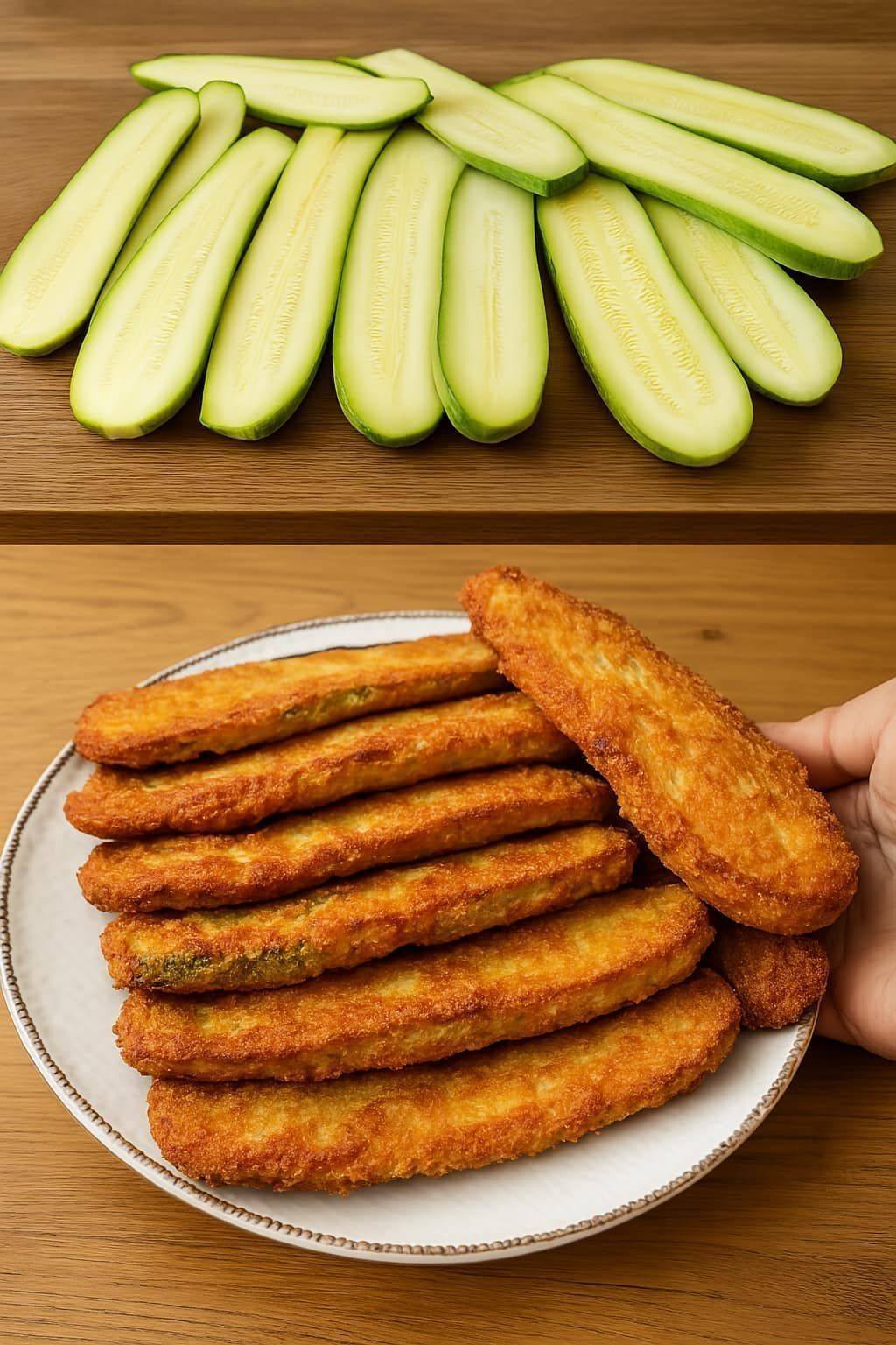 Abobrinha Empanada Crocante