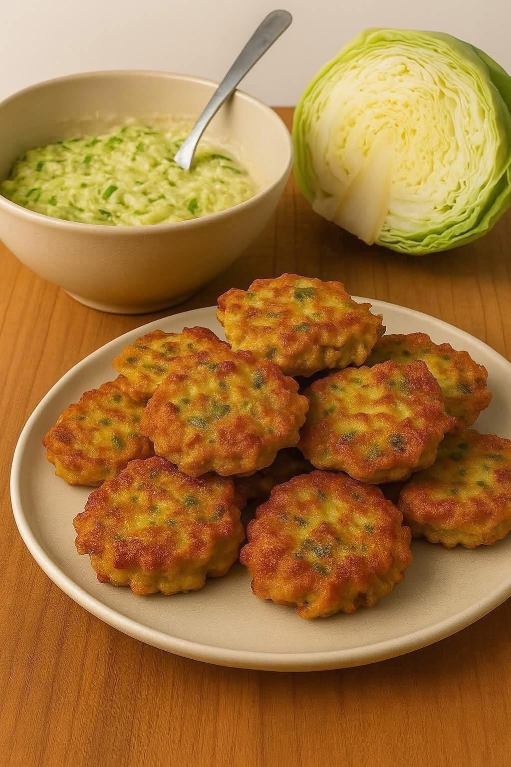 Bolinho de Repolho Crocante: simples, baratinho e pronto em minutos