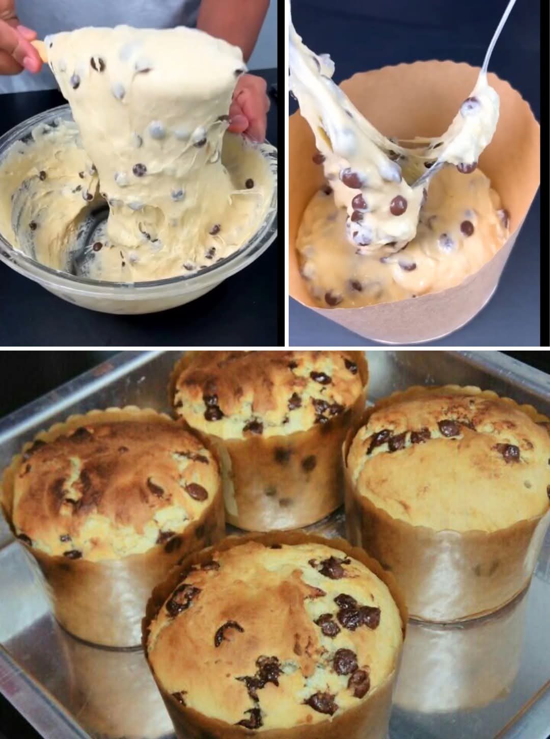 Panetone Rápido com Gotas de Chocolate