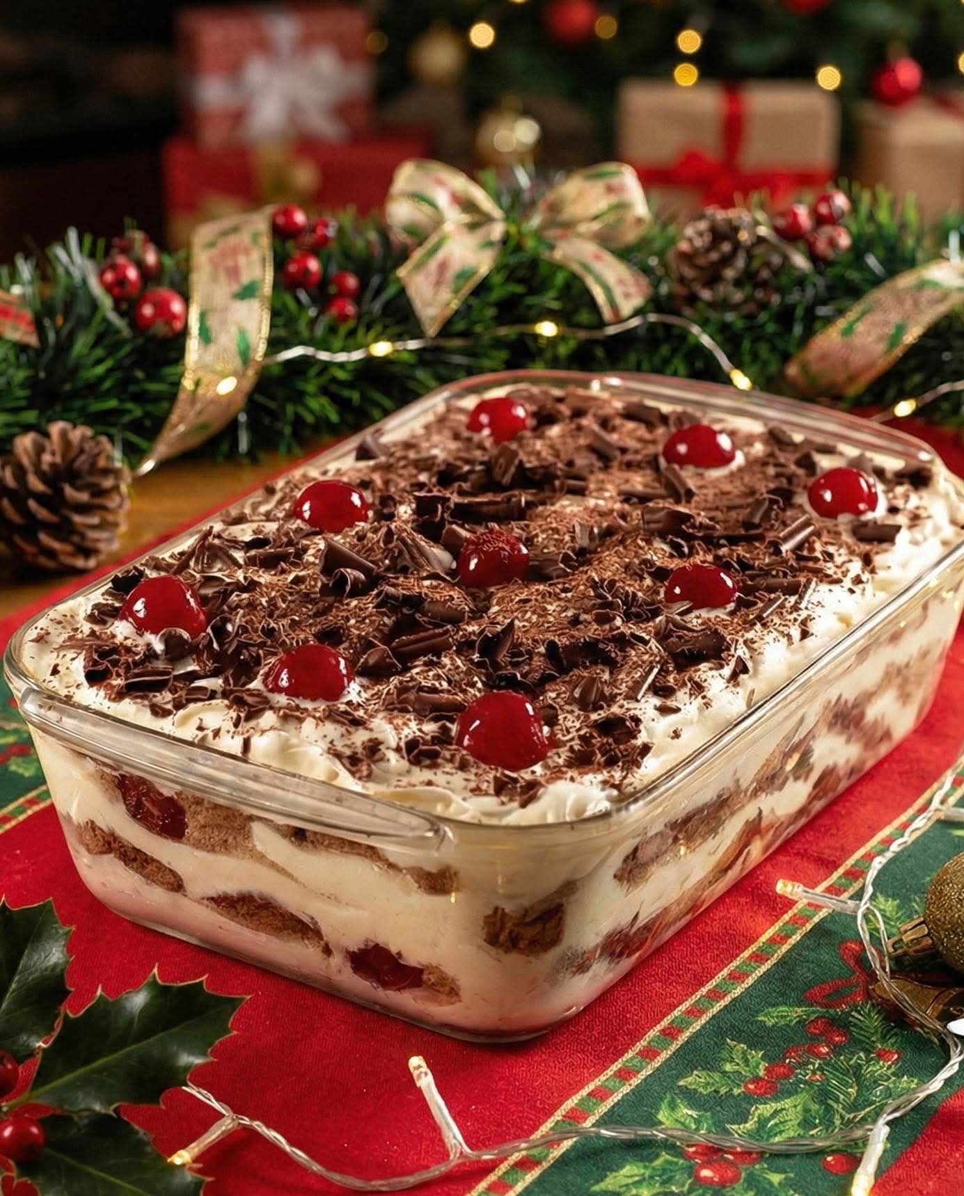 Tiramisu de Natal: A Sobremesa Perfeita Para Encantar sua Ceia!