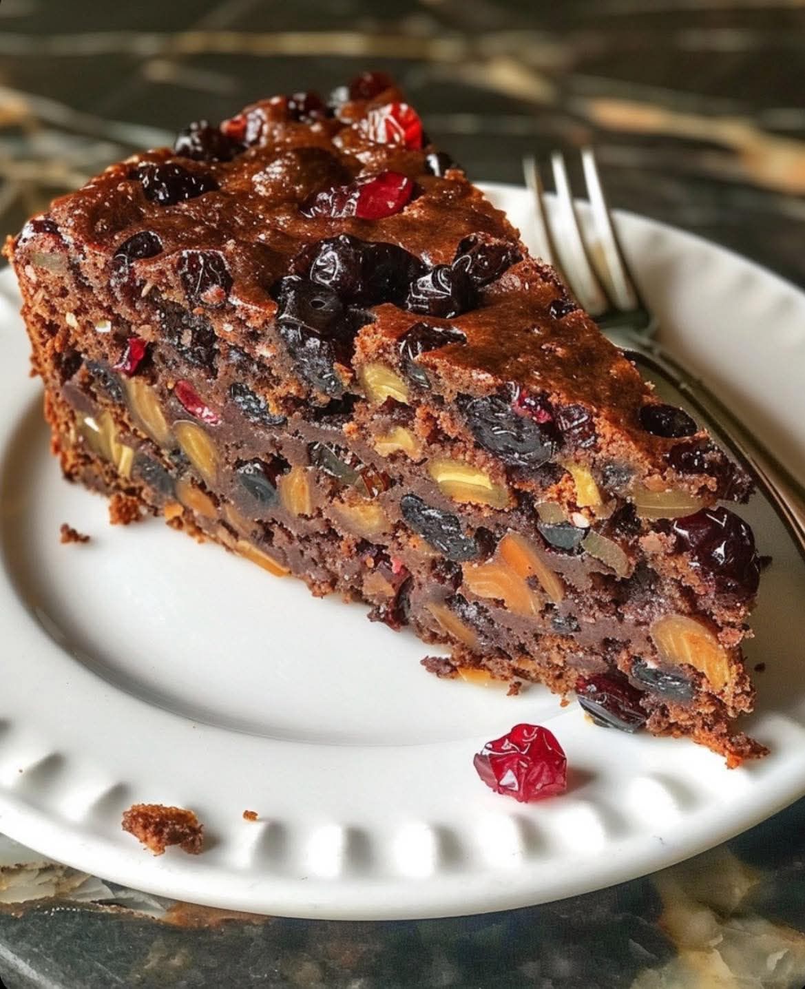 Bolo de Frutas de Natal